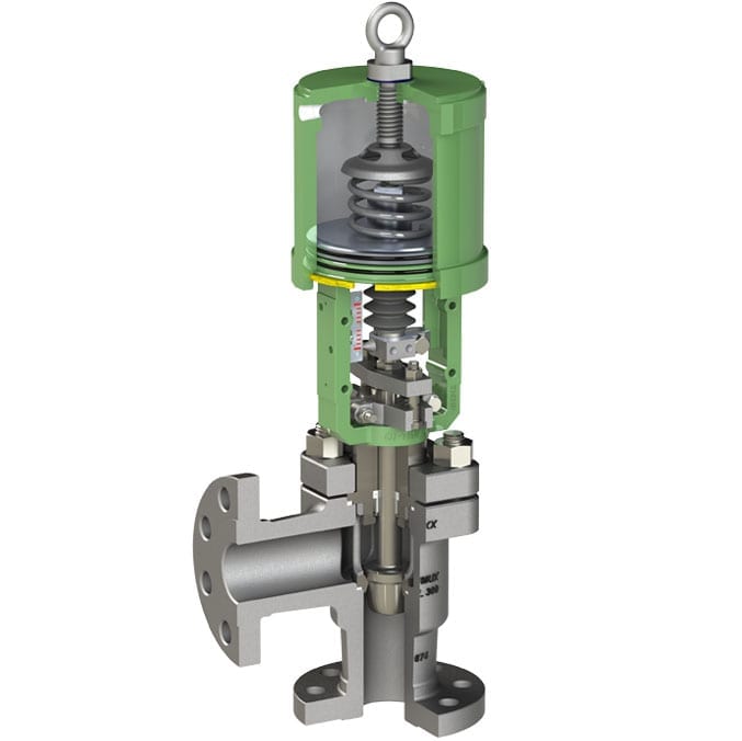 Van điều khiển-Single Port Angle Globe Control Valves